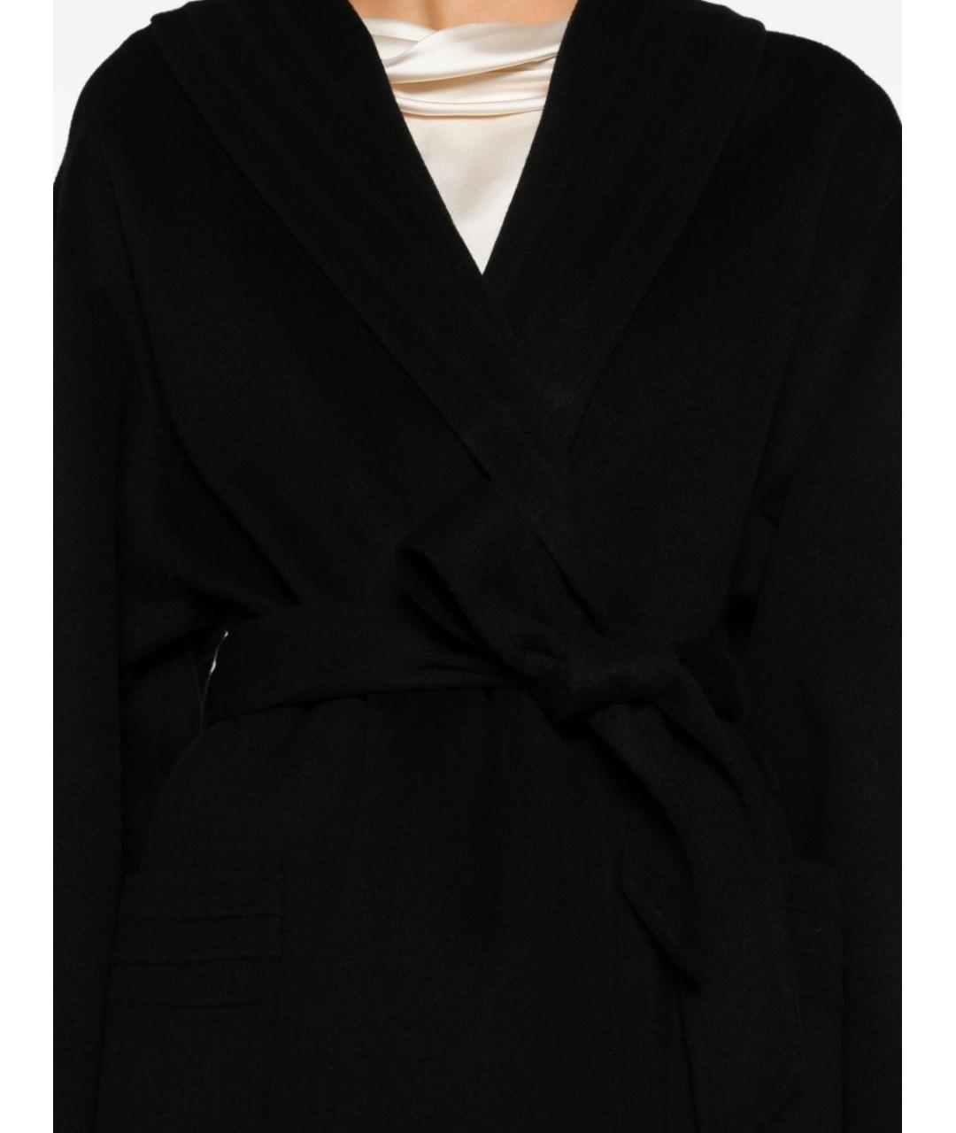 EMPORIO ARMANI Черное кашемировое пальто, фото 5