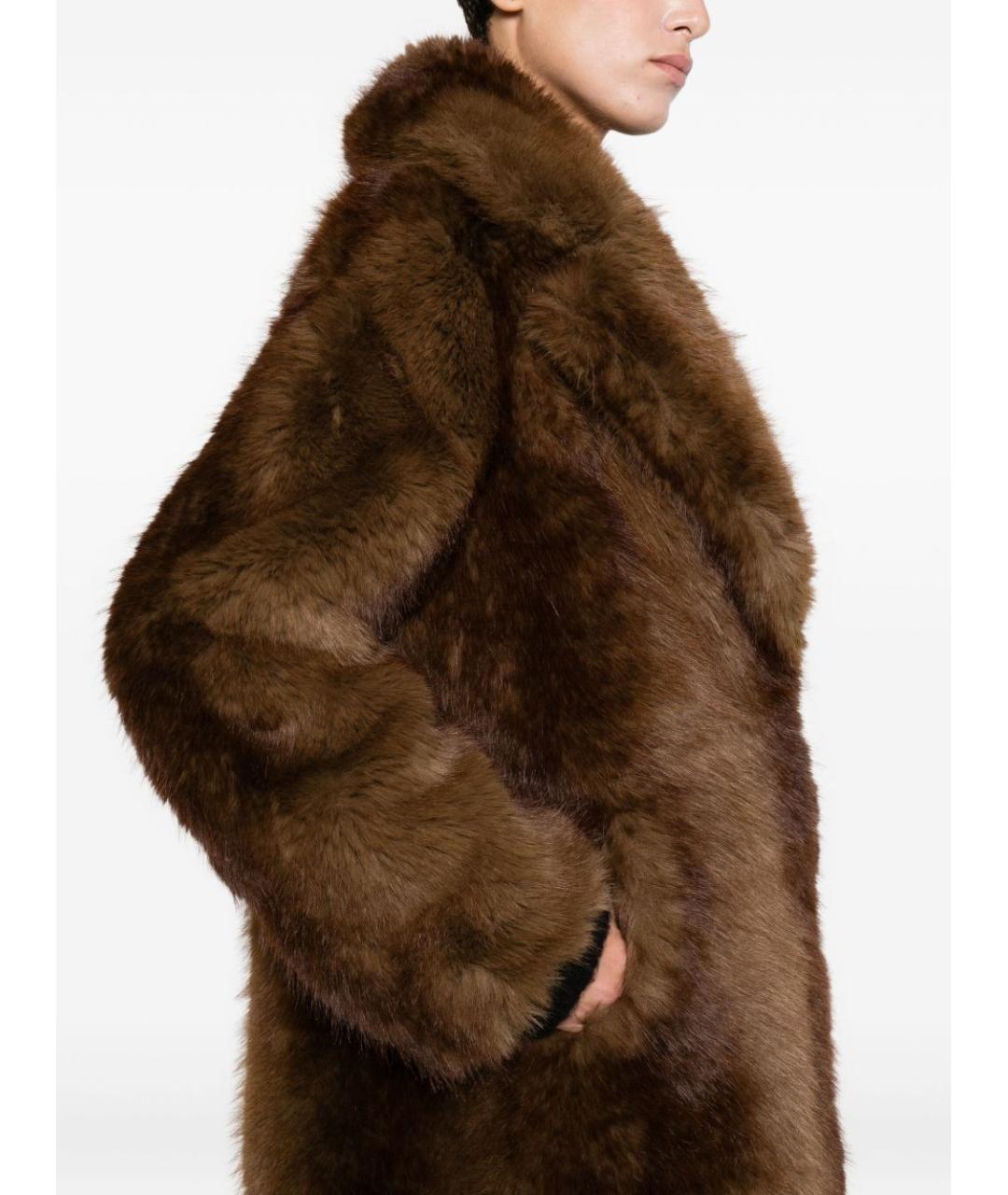 apPARIS Коричневое полиэстеровое пальто, фото 5