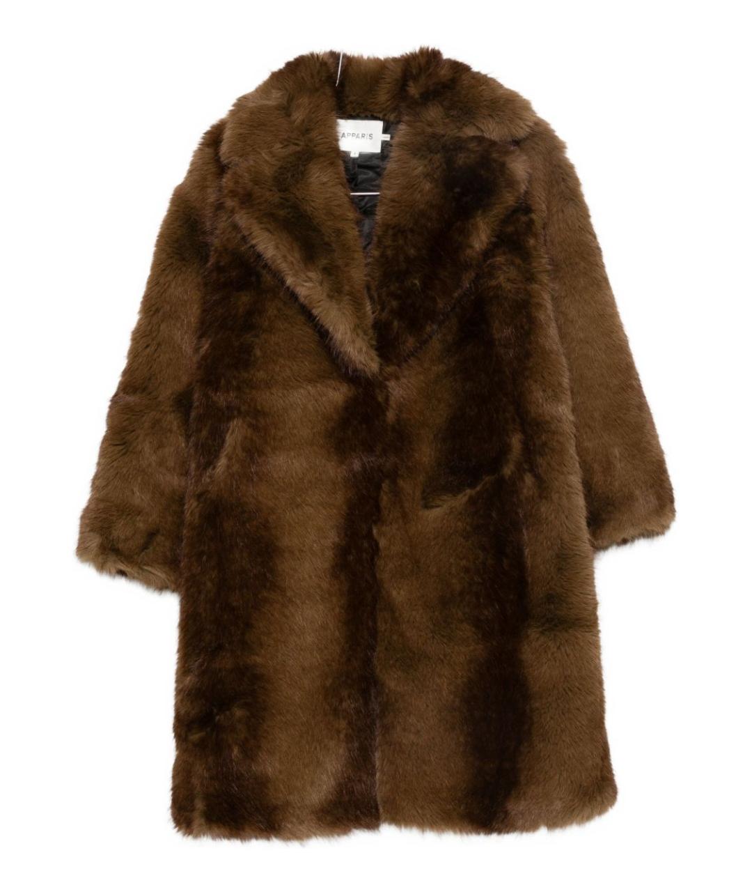 apPARIS Коричневое полиэстеровое пальто, фото 1