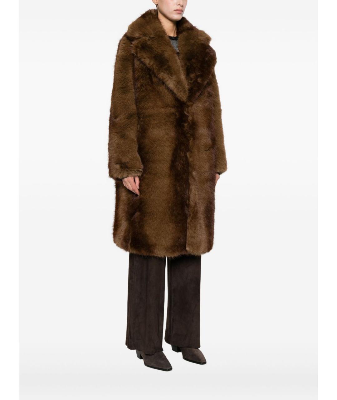 apPARIS Коричневое полиэстеровое пальто, фото 2