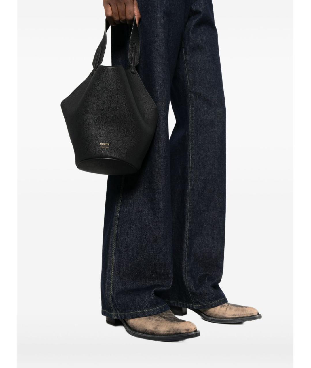 KHAITE Черная сумка тоут, фото 2