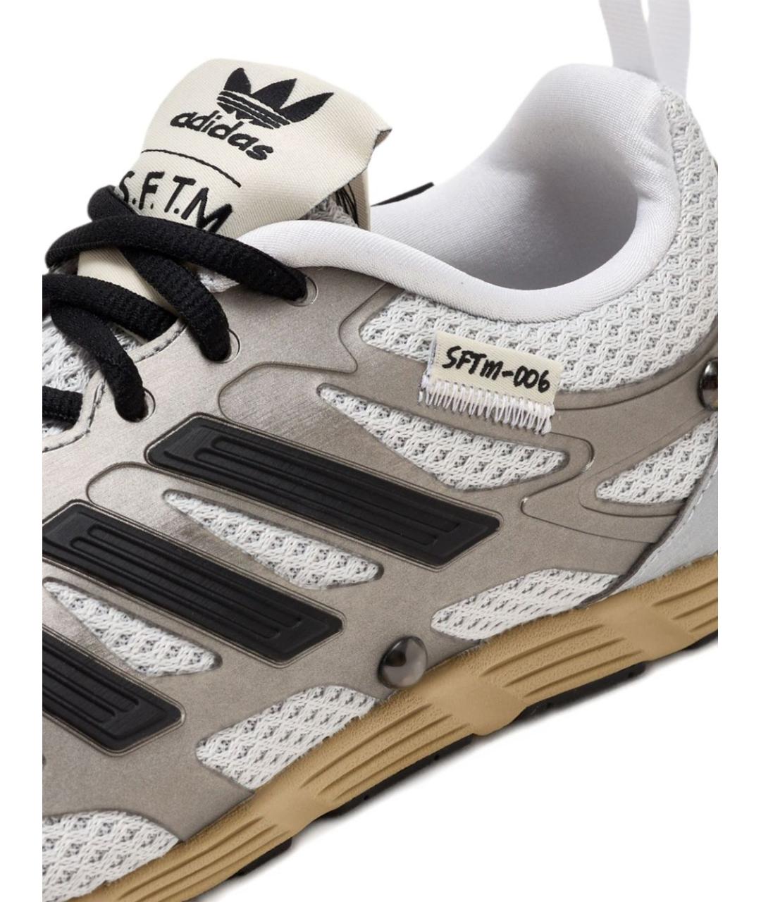 ADIDAS Серебряные текстильные низкие кроссовки / кеды, фото 2