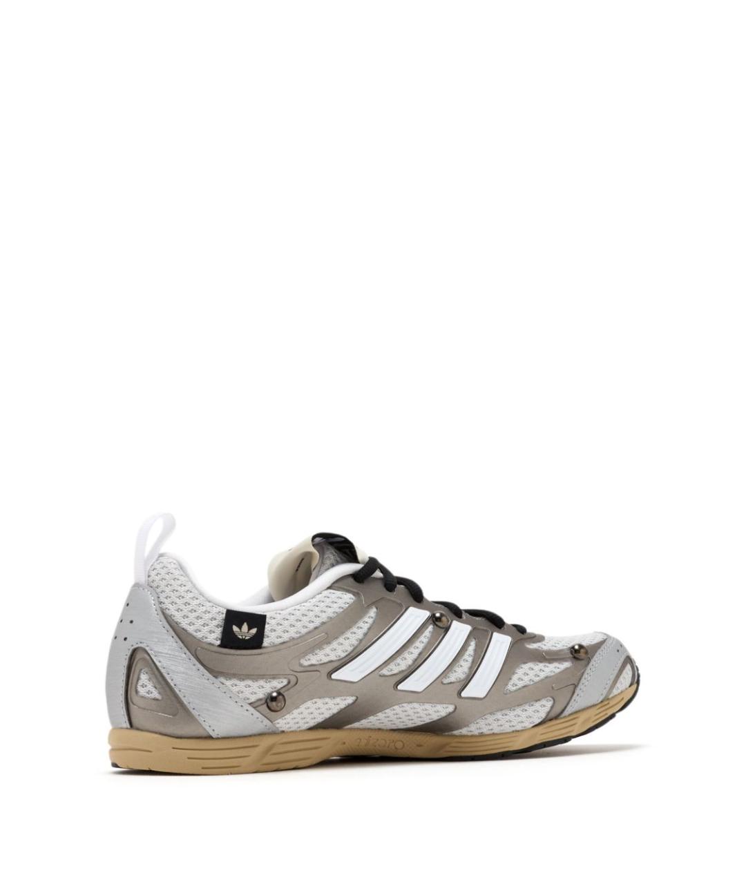 ADIDAS Серебряные текстильные низкие кроссовки / кеды, фото 4