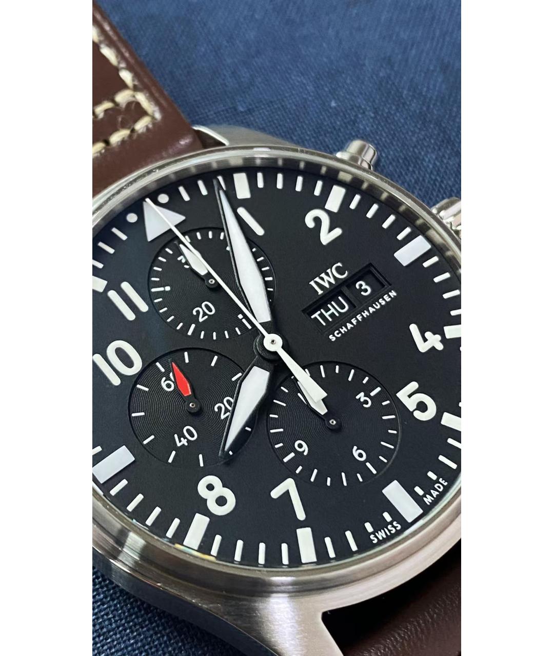 IWC Schaffhausen Стальные часы, фото 6