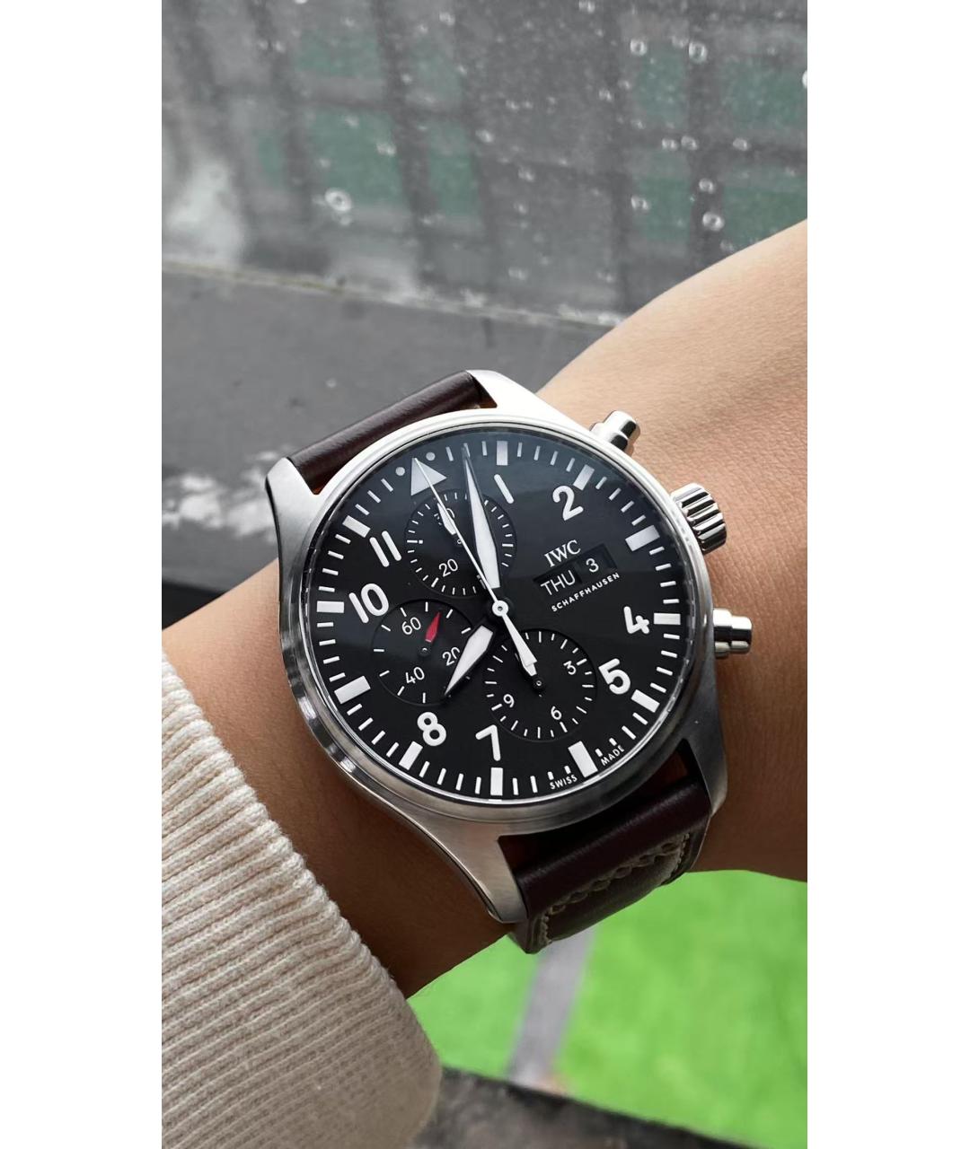 IWC Schaffhausen Стальные часы, фото 3