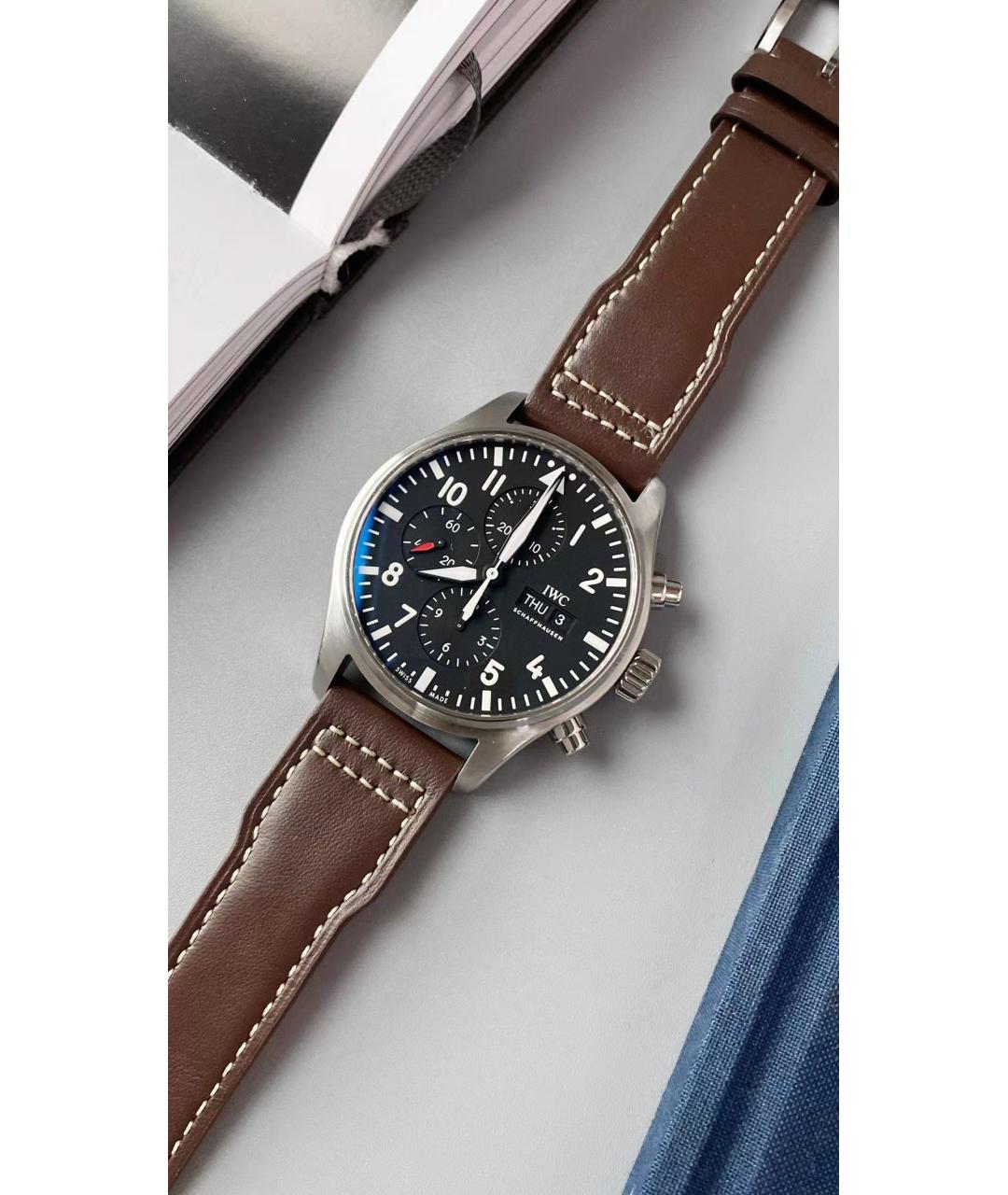 IWC Schaffhausen Стальные часы, фото 2