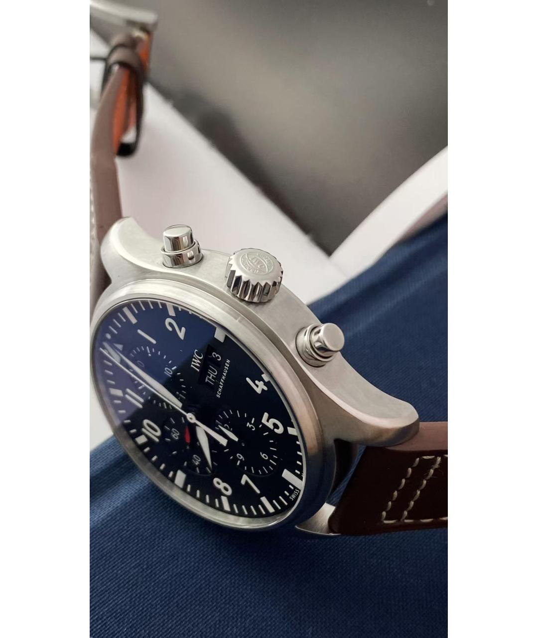 IWC Schaffhausen Стальные часы, фото 4