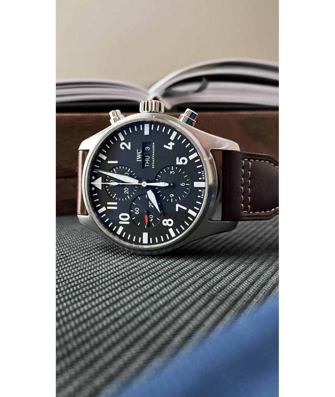 IWC Schaffhausen Стальные часы, фото 5