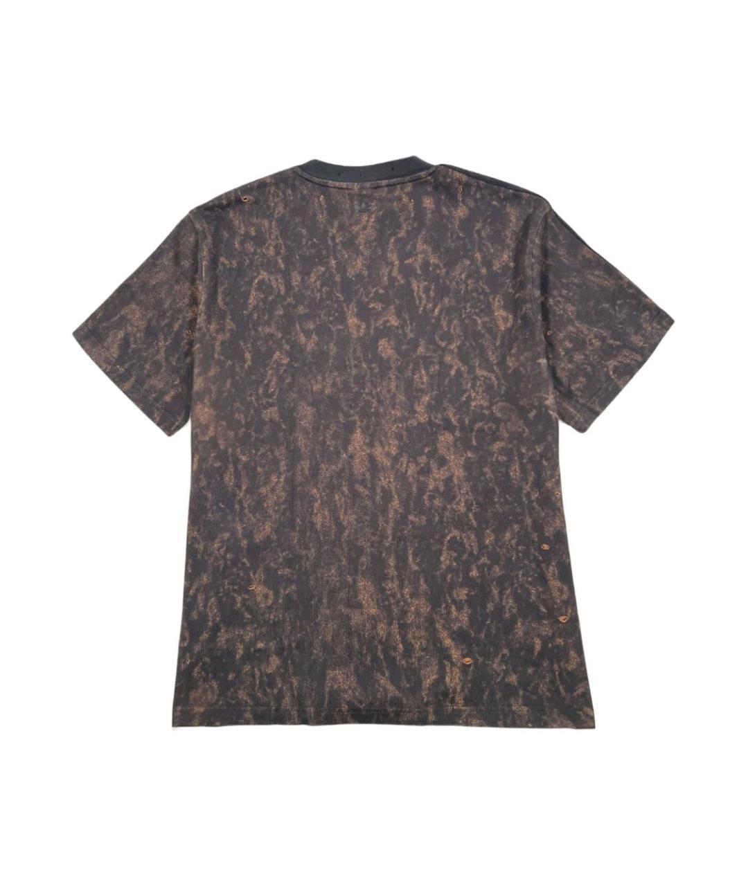 ADIDAS Серая хлопковая футболка, фото 3