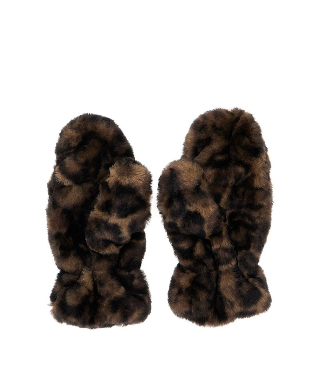 apPARIS Коричневые варежки, фото 3