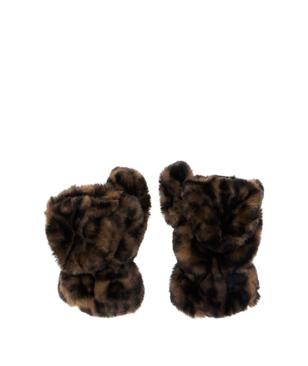 apPARIS Коричневые варежки, фото 2