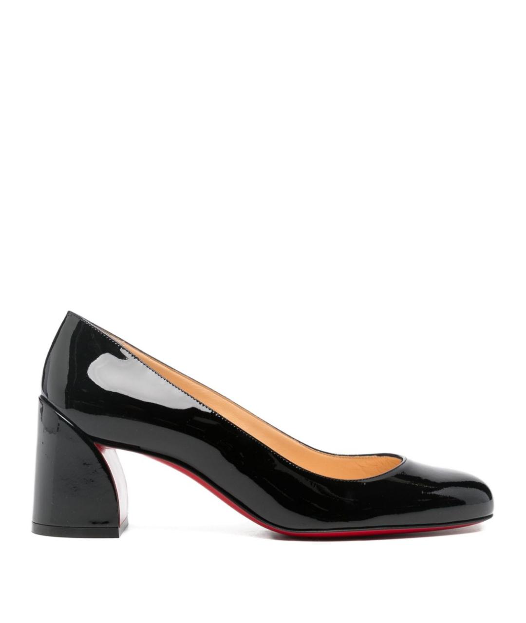 CHRISTIAN LOUBOUTIN Черные туфли из лакированной кожи, фото 1