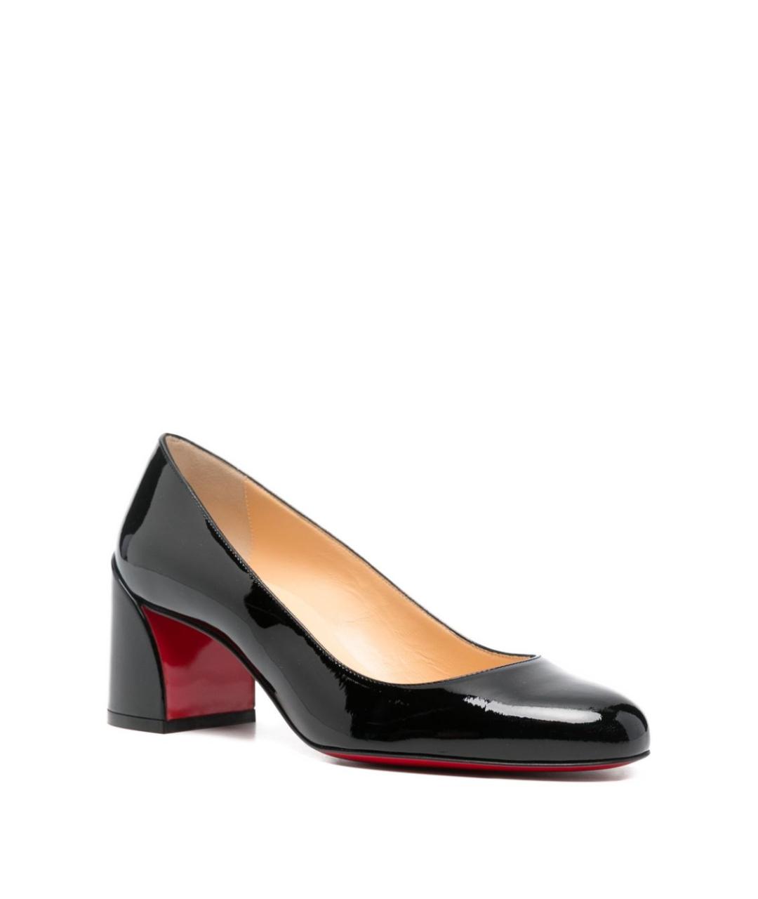 CHRISTIAN LOUBOUTIN Черные туфли из лакированной кожи, фото 4