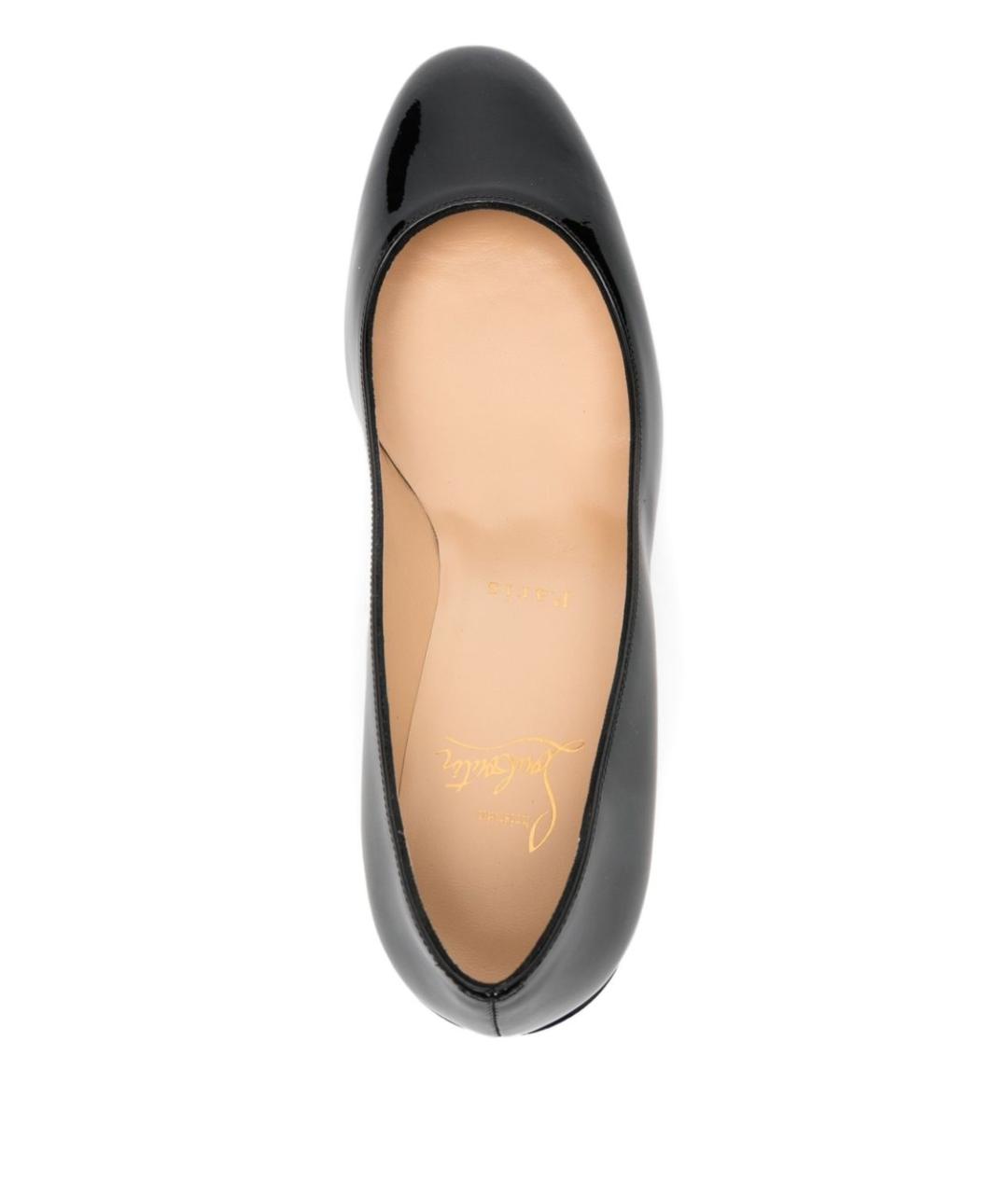 CHRISTIAN LOUBOUTIN Черные туфли из лакированной кожи, фото 2