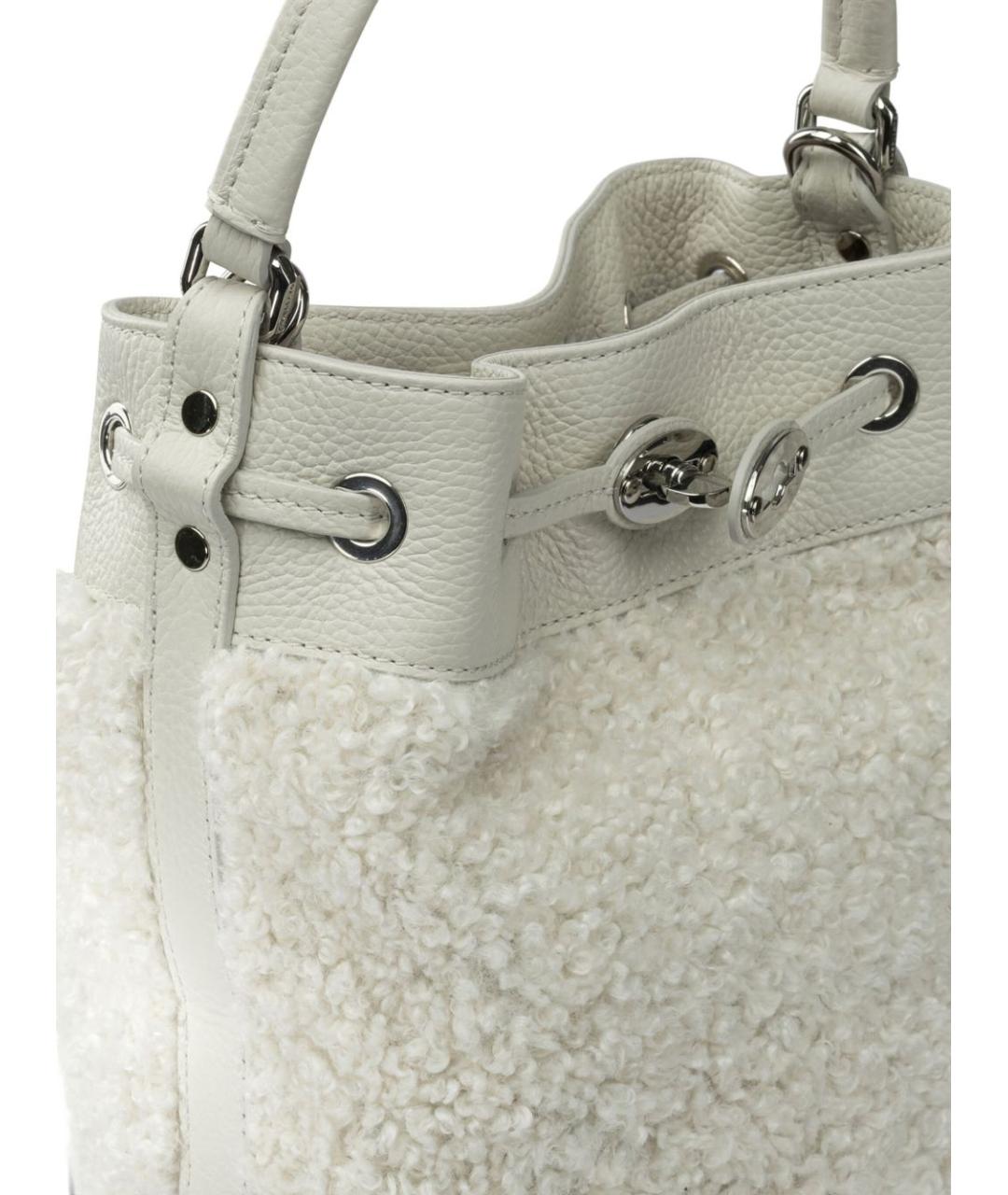 ZANELLATO Белая кожаная сумка через плечо, фото 2