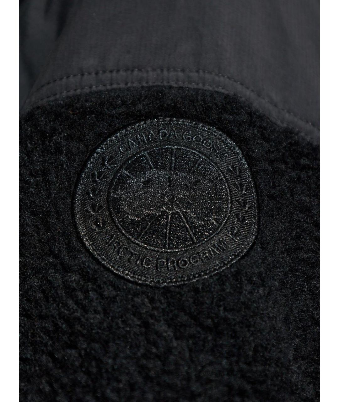 CANADA GOOSE Черная шерстяная куртка, фото 5