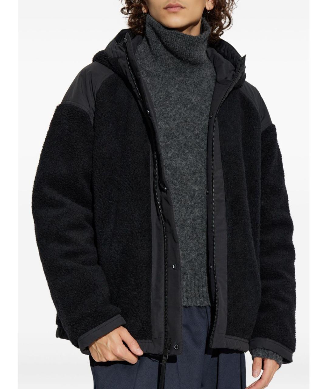CANADA GOOSE Черная шерстяная куртка, фото 2