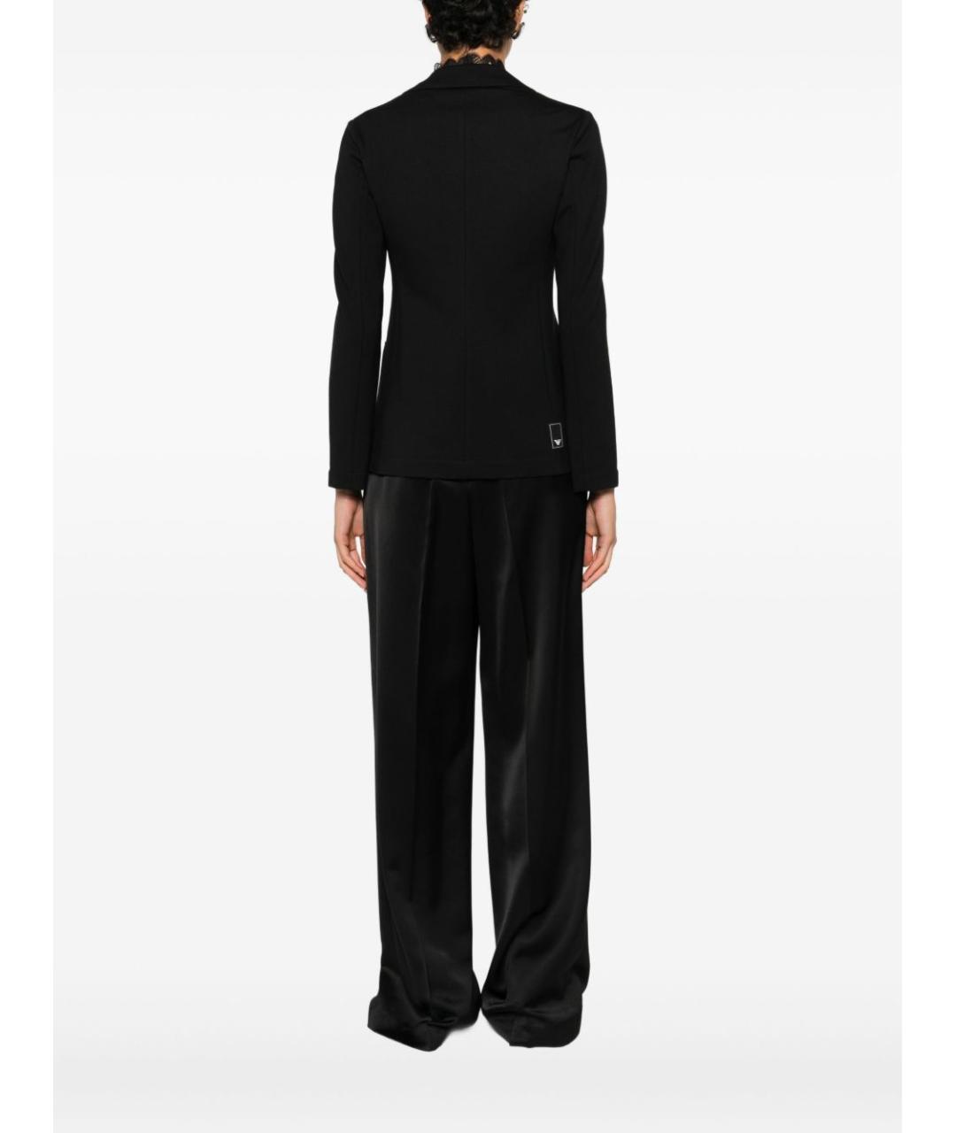 EMPORIO ARMANI Черный вискозный жакет/пиджак, фото 3