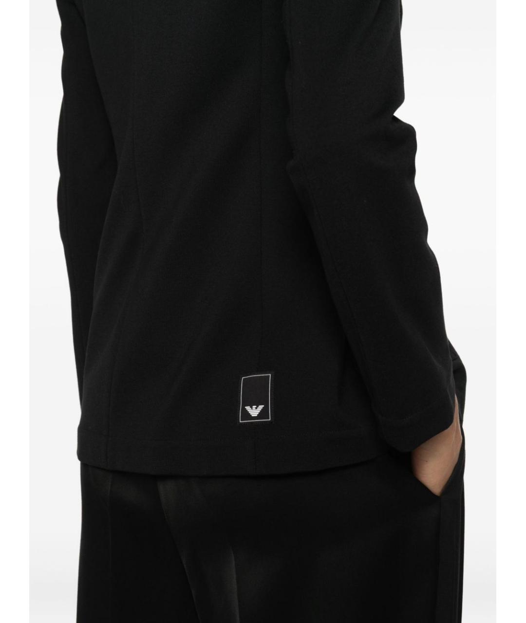 EMPORIO ARMANI Черный вискозный жакет/пиджак, фото 2