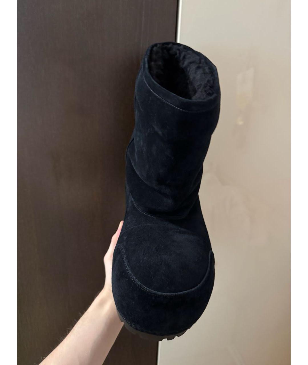 BALENCIAGA Черные высокие ботинки, фото 6