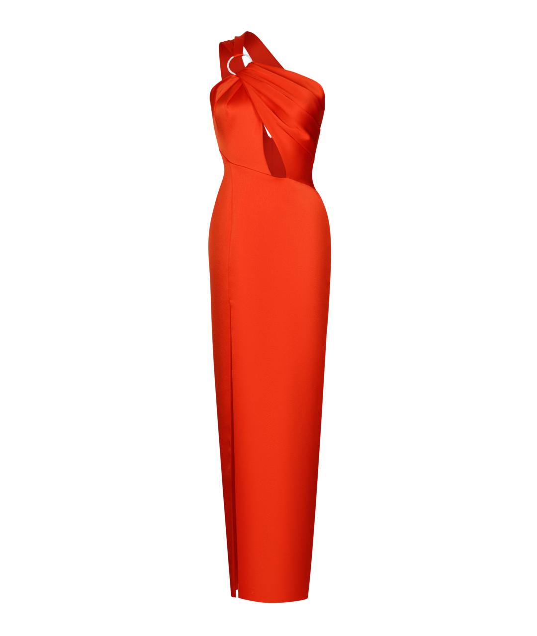 RASARIO Оранжевое полиэстеровое вечернее платье, фото 1