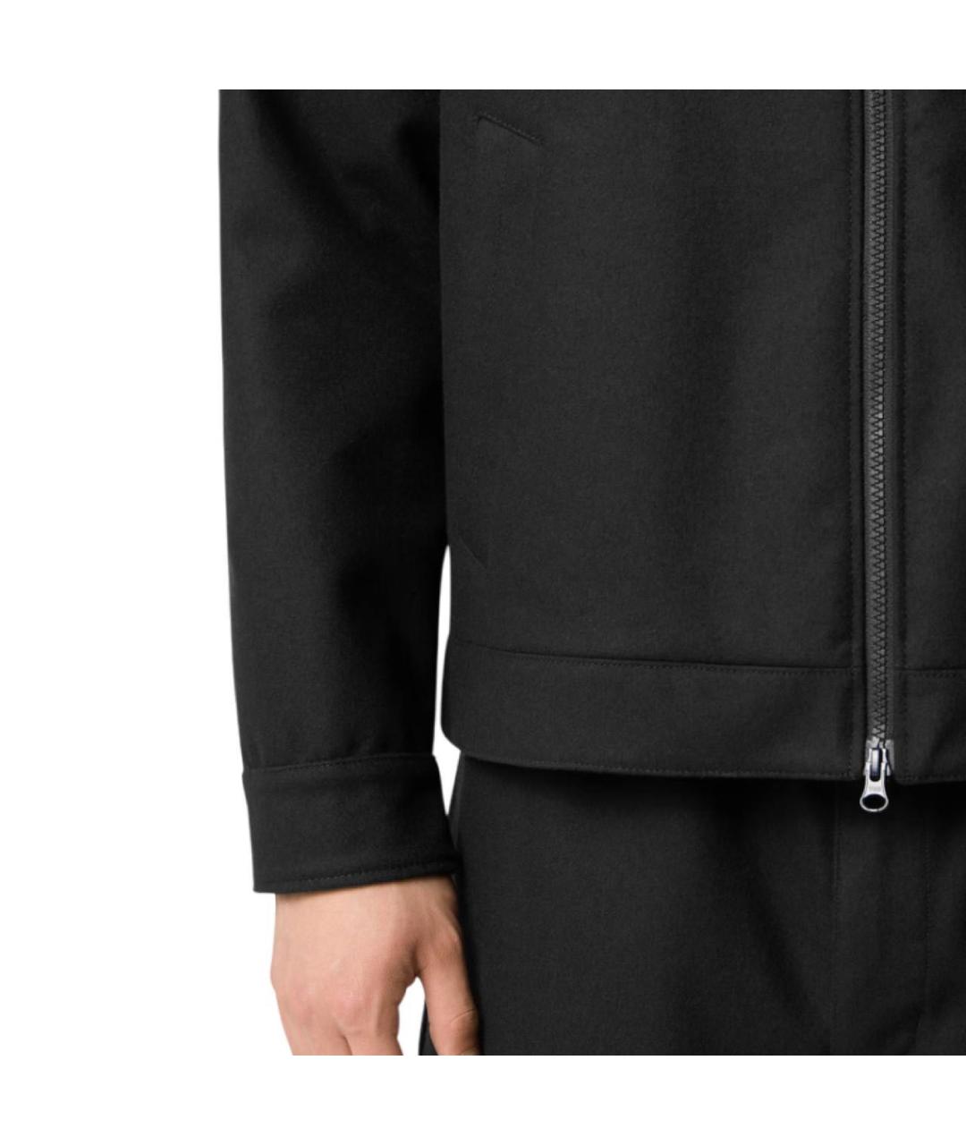 STONE ISLAND Черная шерстяная куртка, фото 5