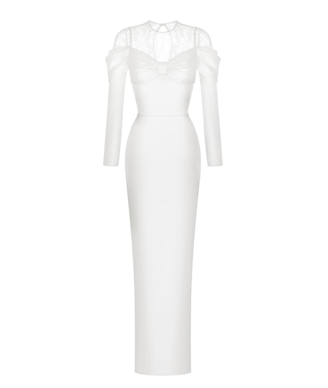 RASARIO Белое полиэстеровое платье, фото 1
