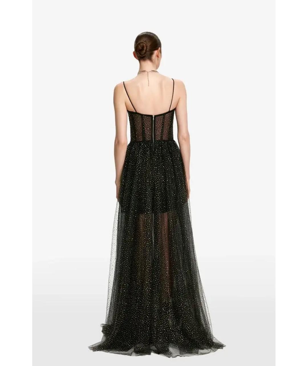 RASARIO Черное полиэстеровое вечернее платье, фото 5