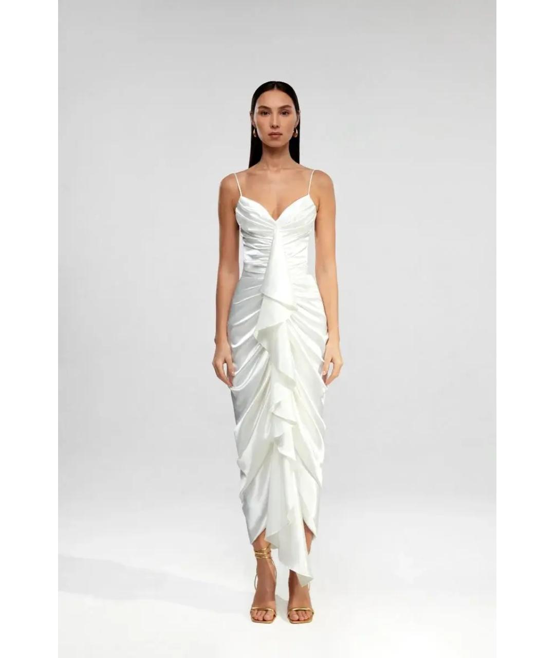RASARIO Белое полиэстеровое вечернее платье, фото 2