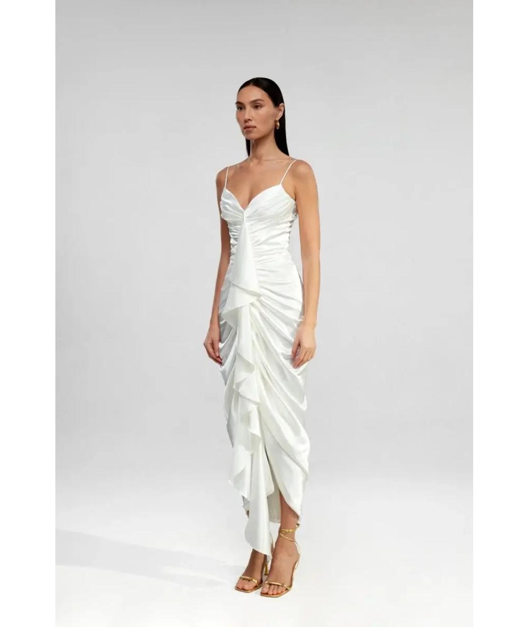 RASARIO Белое полиэстеровое вечернее платье, фото 3