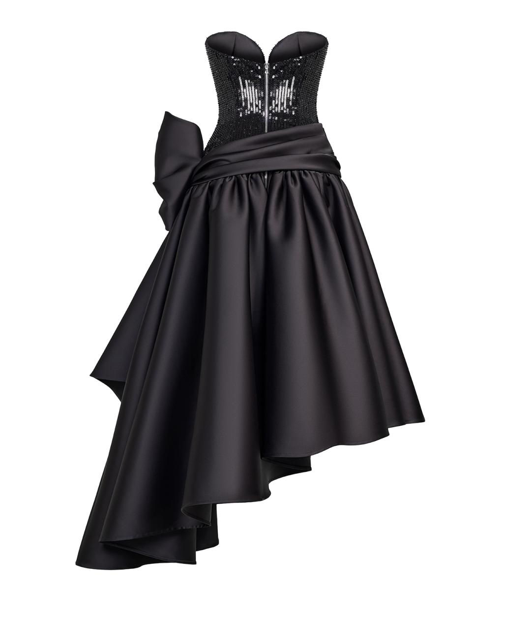 RASARIO Черное полиэстеровое вечернее платье, фото 2