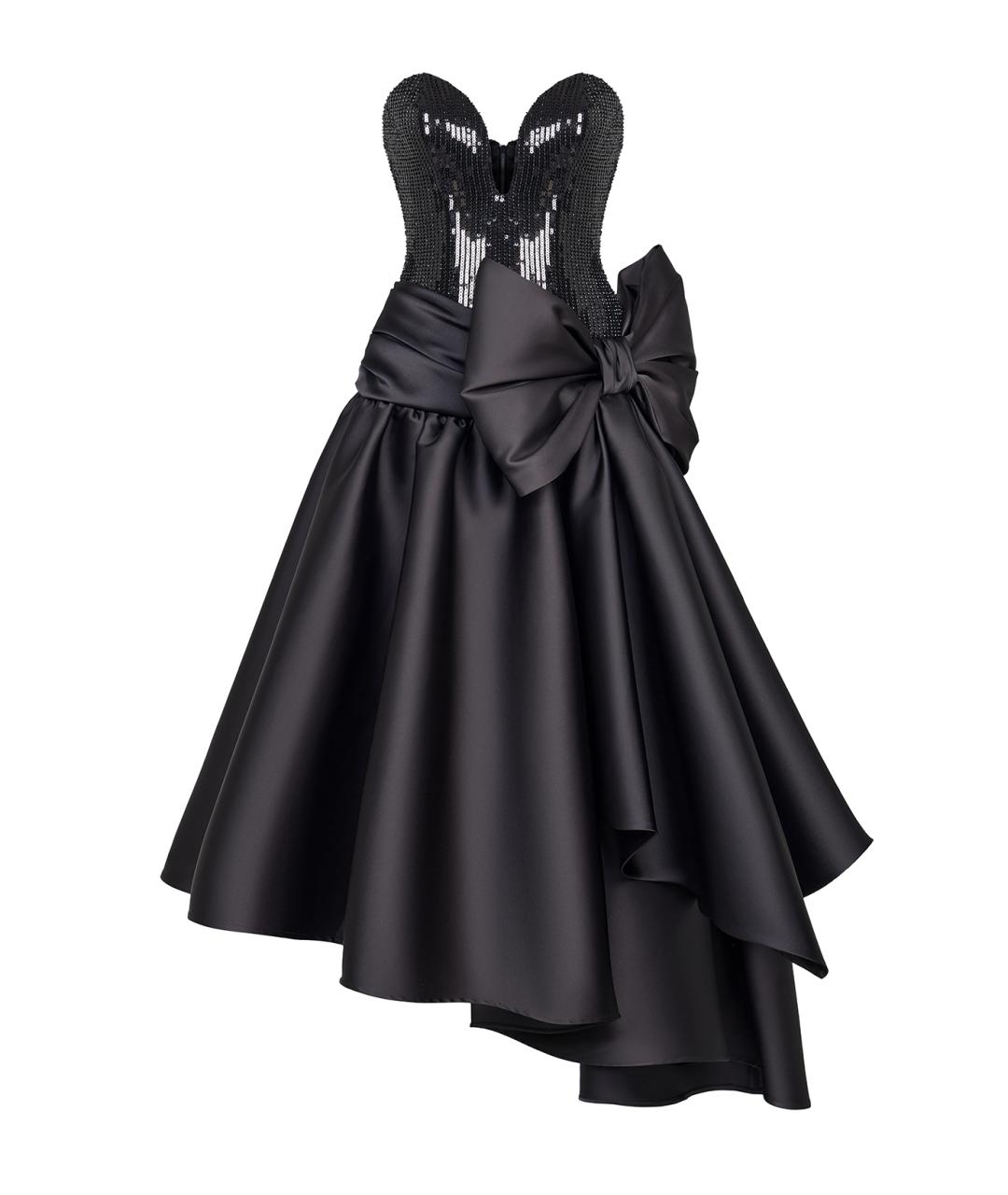 RASARIO Черное полиэстеровое вечернее платье, фото 1