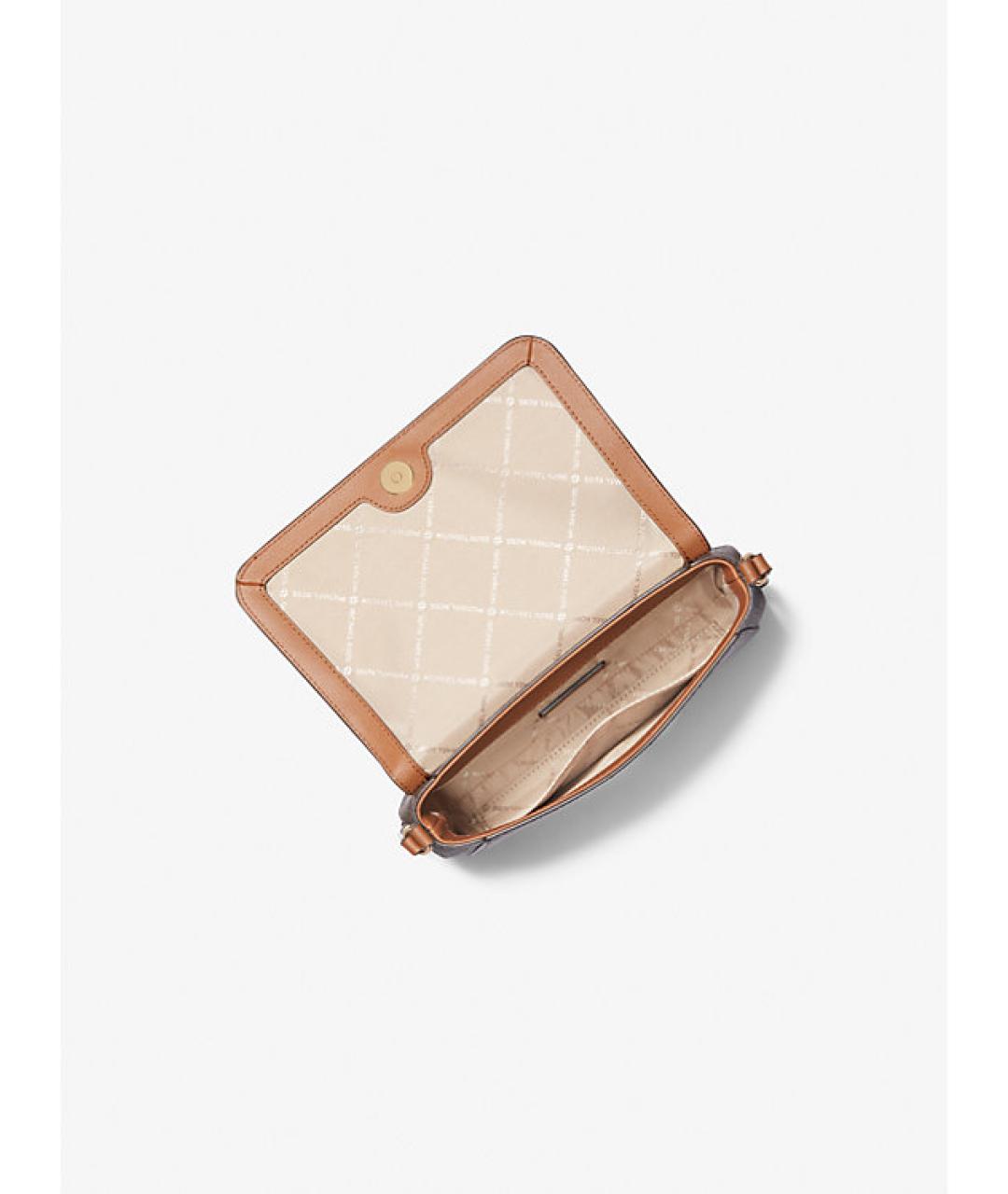 MICHAEL KORS Коричневая сумка через плечо, фото 3
