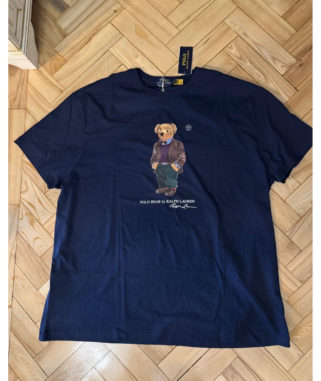 POLO RALPH LAUREN Серая хлопковая футболка, фото 4