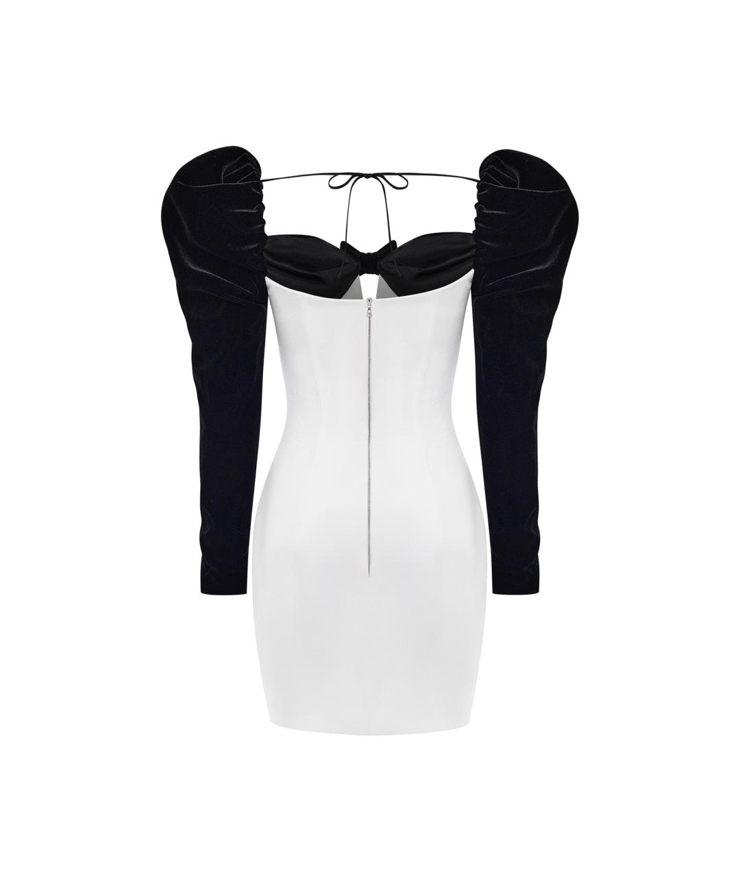 RASARIO Белое бархатное коктейльное платье, фото 1