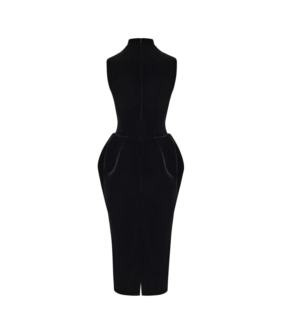 RASARIO Черное бархатное вечернее платье, фото 2