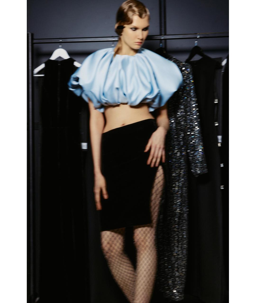 RASARIO Голубая полиэстеровая блузы, фото 3