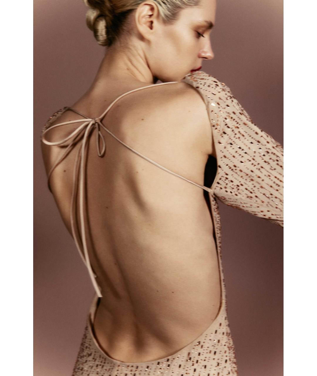 RASARIO Черное шифоновое вечернее платье, фото 3