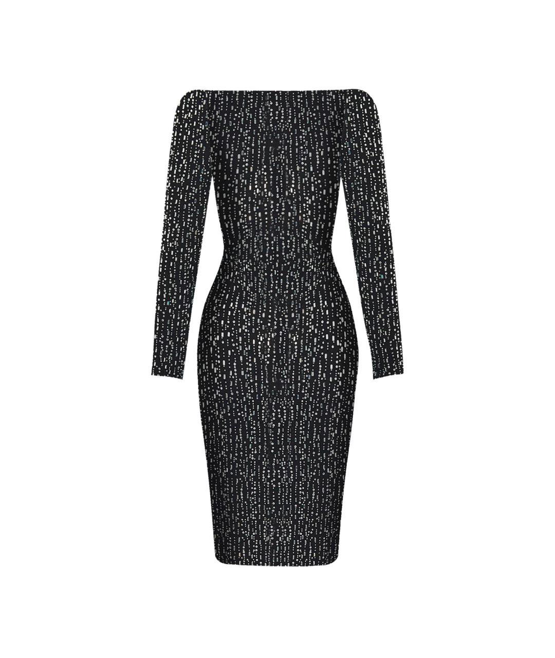 RASARIO Черное шифоновое вечернее платье, фото 1