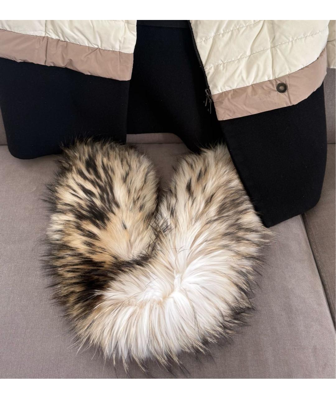 MONCLER Бежевый пуховик, фото 8