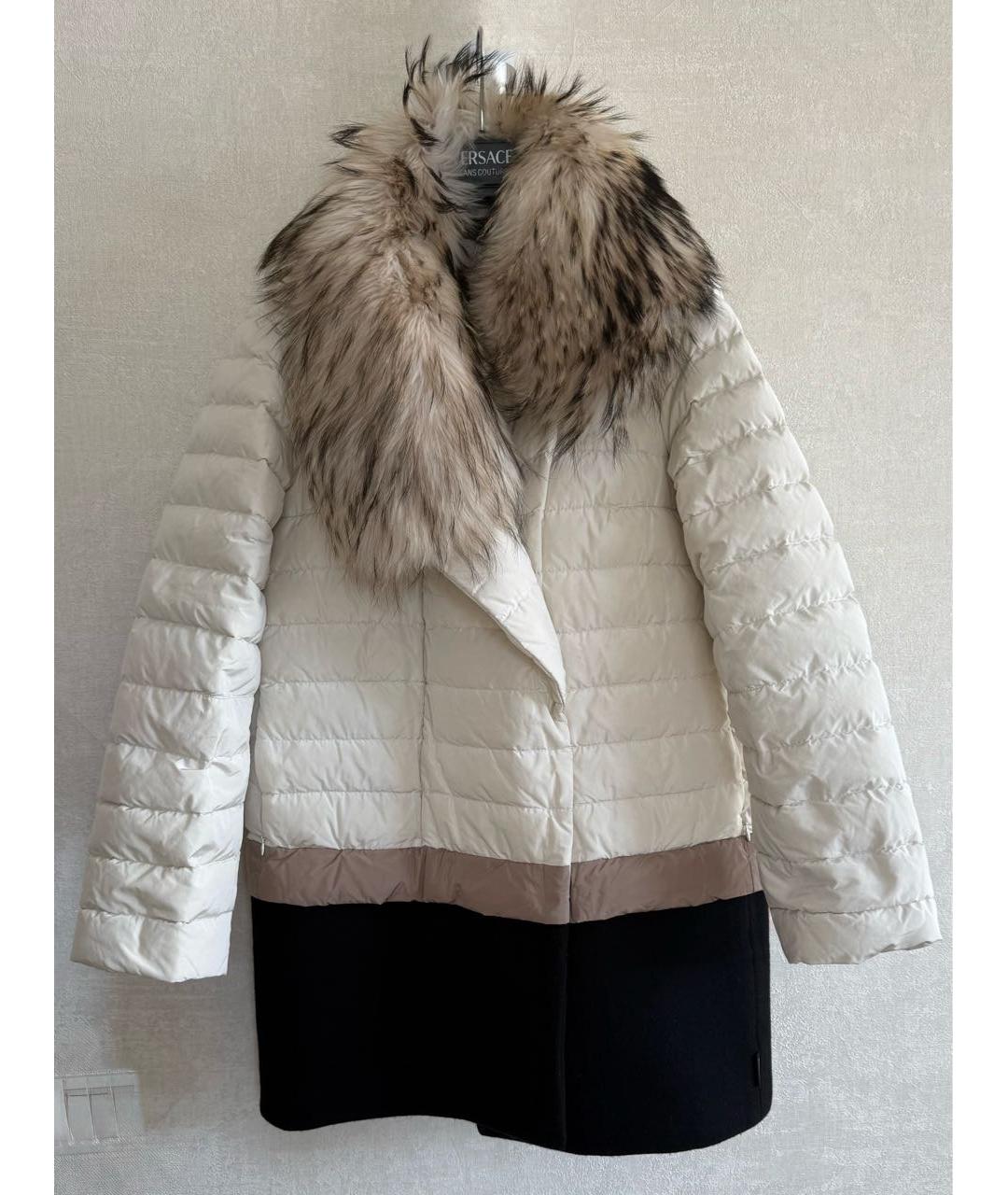 MONCLER Бежевый пуховик, фото 9