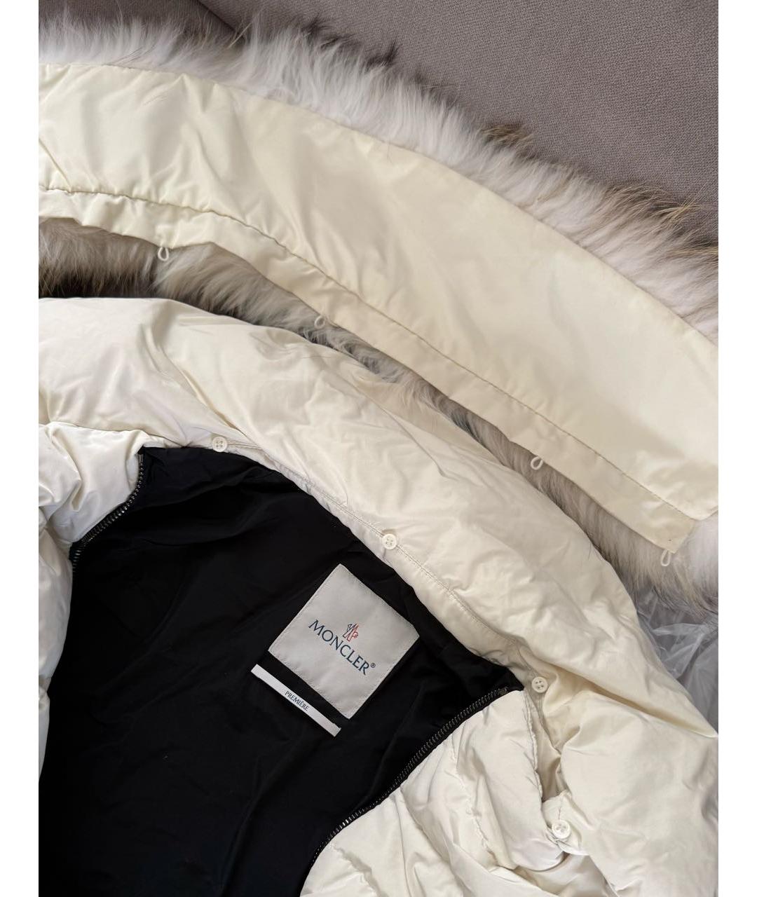 MONCLER Бежевый пуховик, фото 7