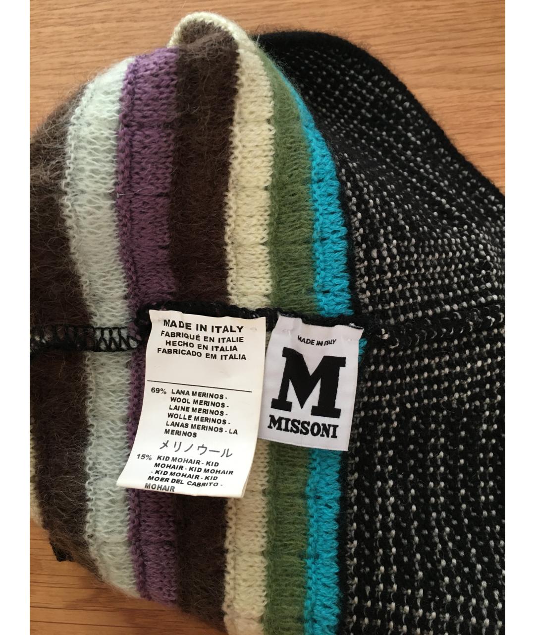 M MISSONI Мульти шерстяная панама, фото 5