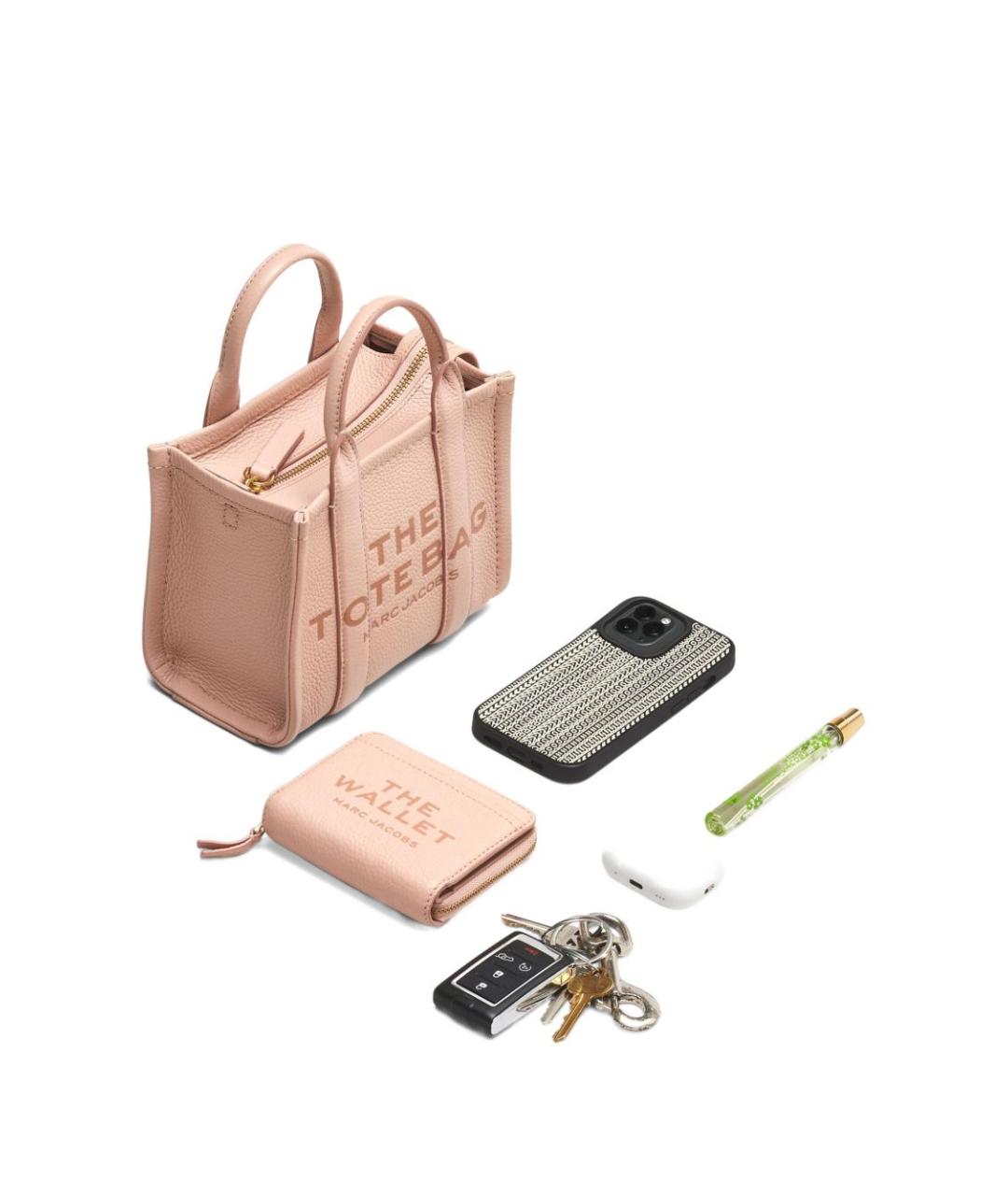 MARC JACOBS Фуксия тканевая сумка тоут, фото 5