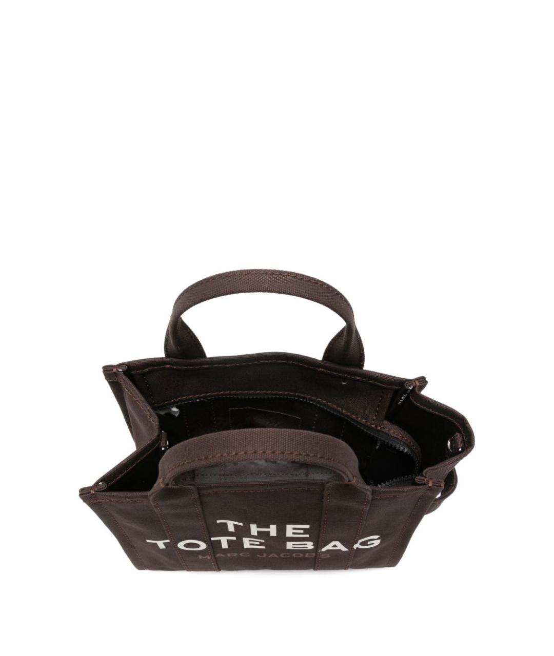 MARC JACOBS Коричневая хлопковая сумка тоут, фото 3