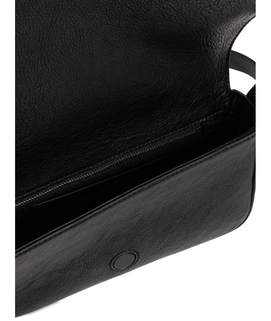 ALEXANDER WANG Черная кожаная сумка через плечо, фото 2