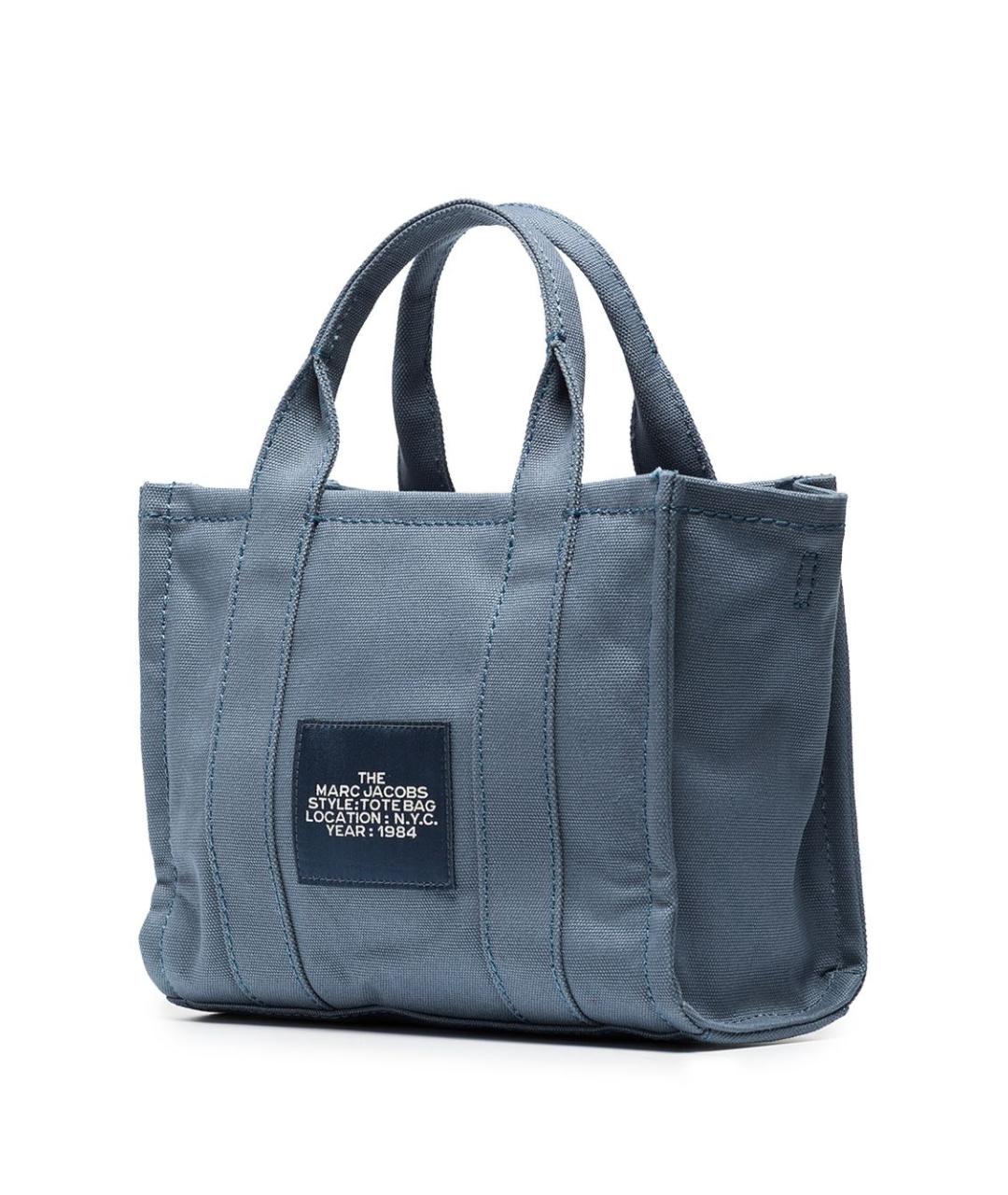 MARC JACOBS Синяя тканевая сумка тоут, фото 2