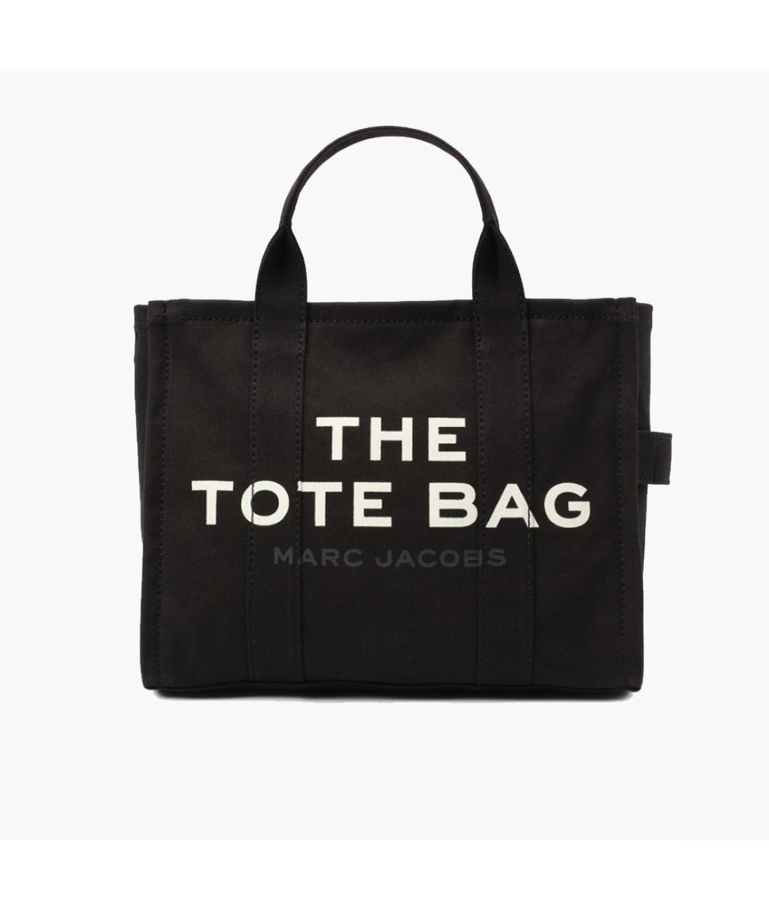MARC JACOBS Черная тканевая сумка тоут, фото 6