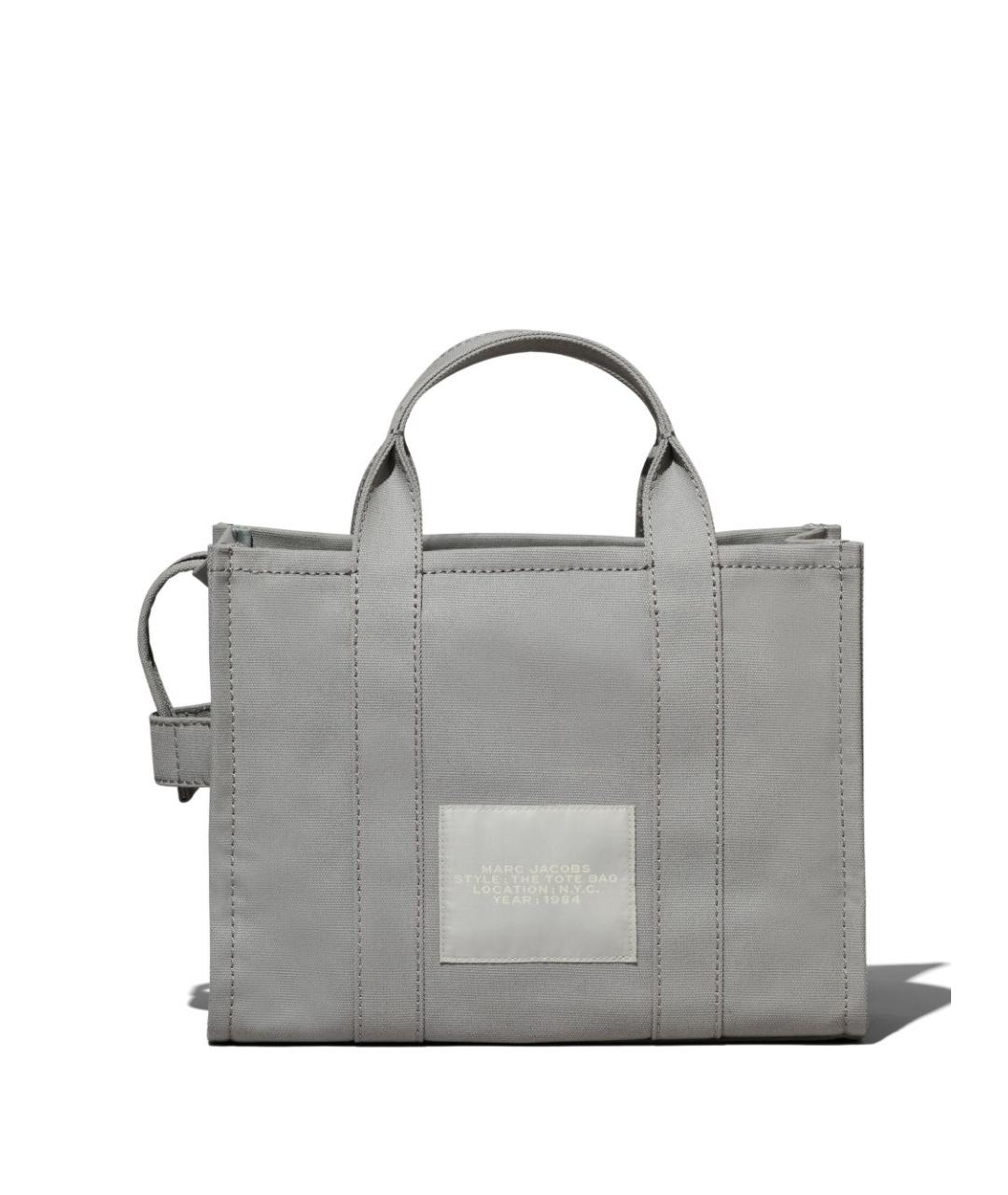 MARC JACOBS Серая тканевая сумка тоут, фото 4
