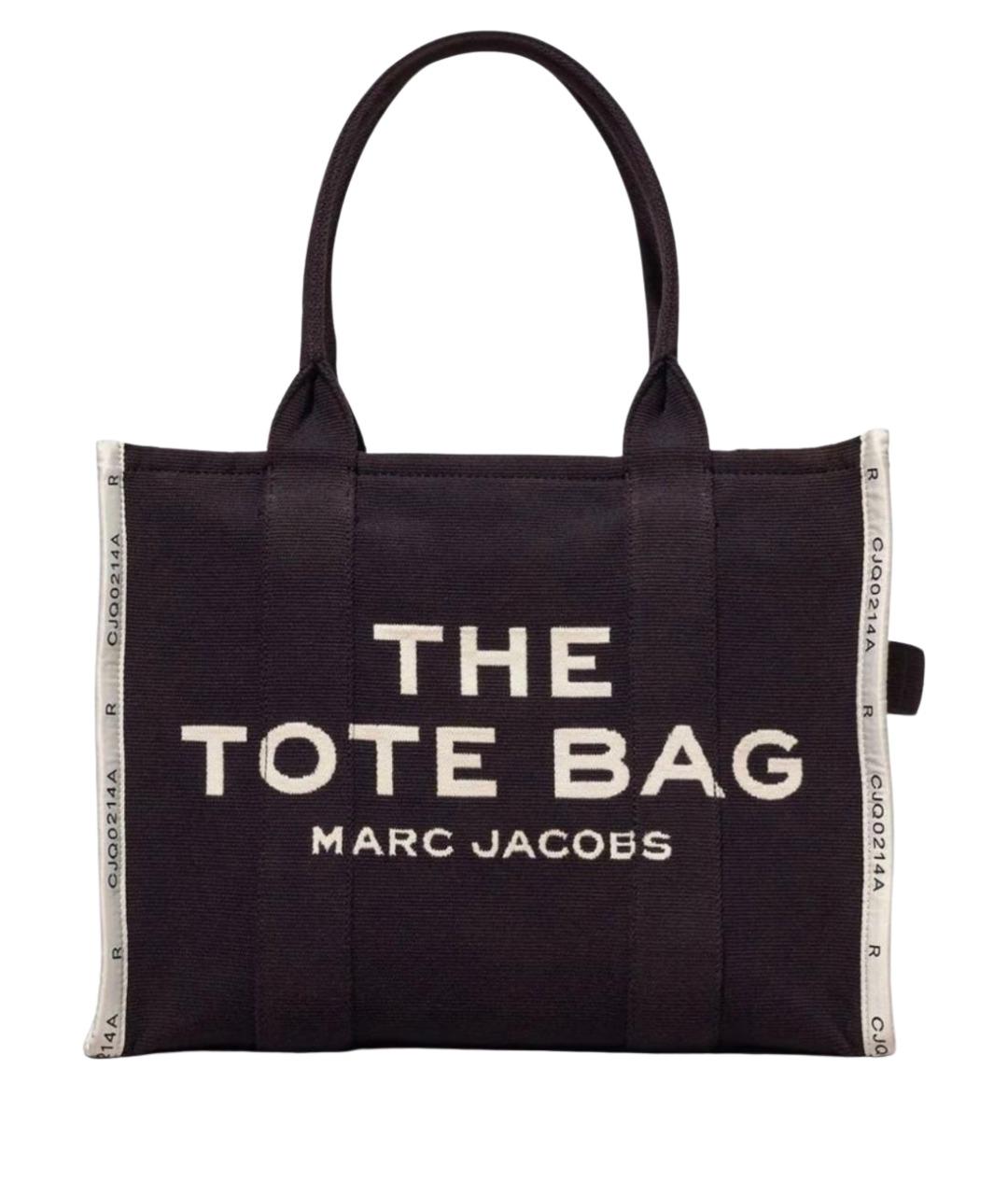 MARC JACOBS Черная тканевая сумка тоут, фото 1